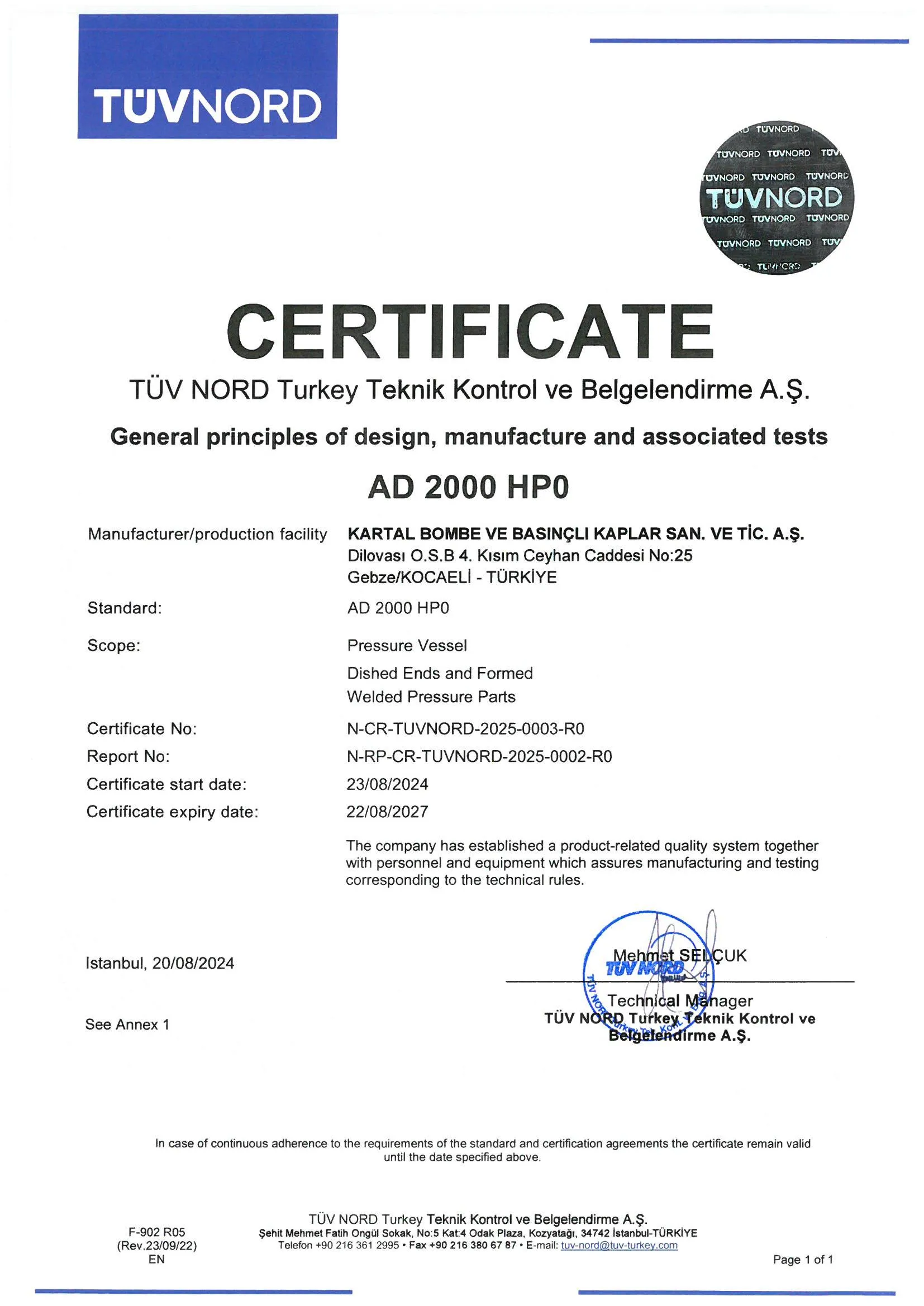 Certificate 12