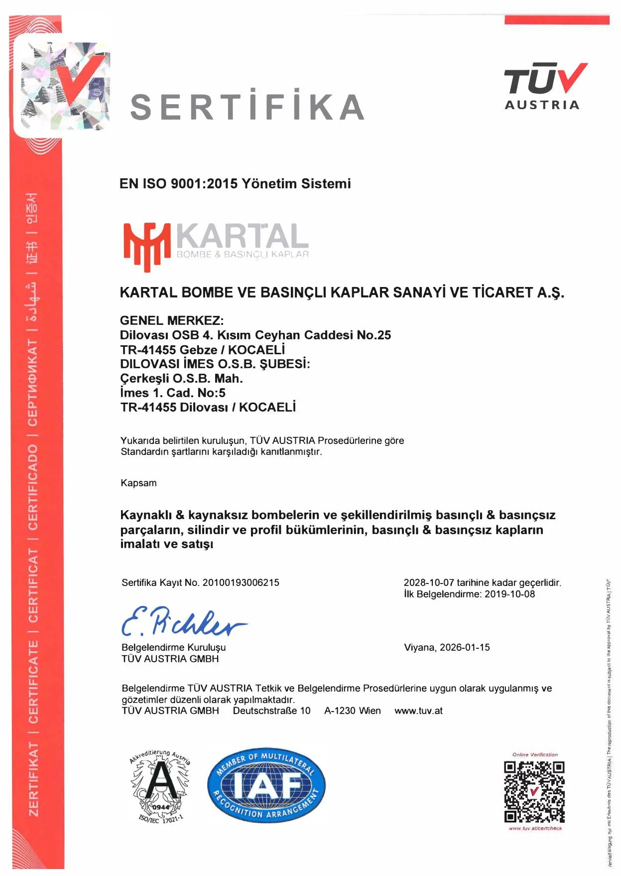 Certificate 2